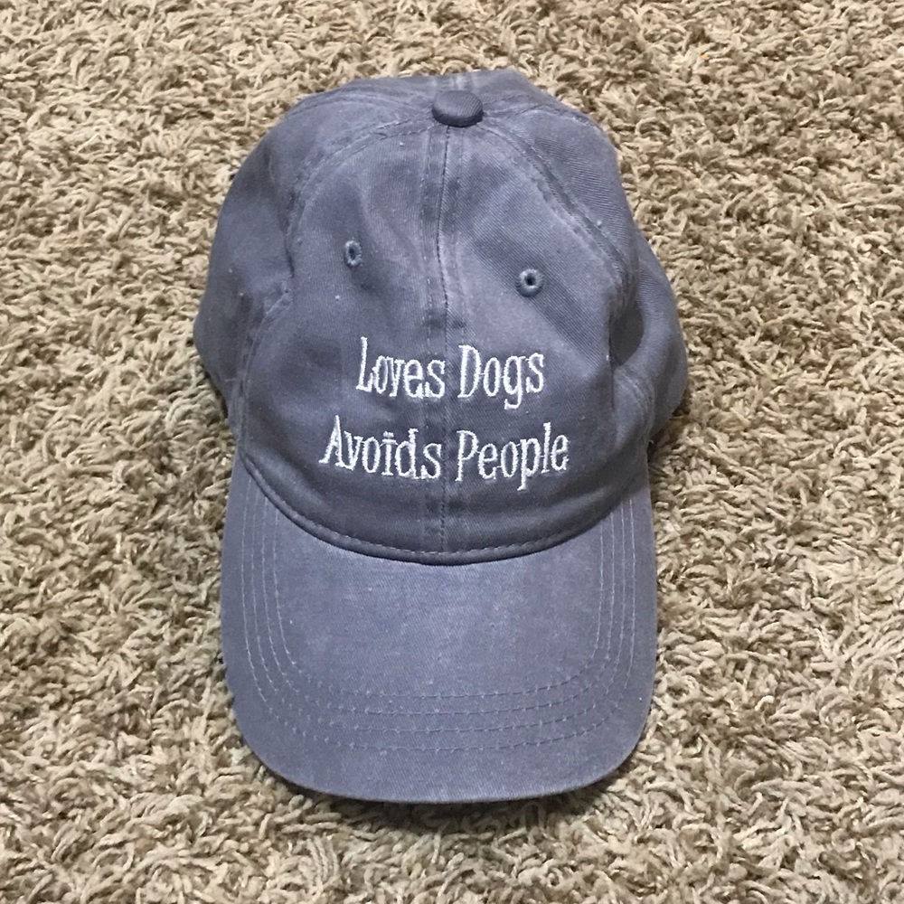 Loves Dogs Avoids People hat